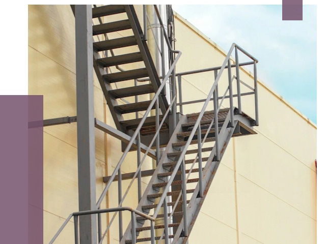 Пожарные лестницы в Тюмени от 12248 руб. — монтаж и продажа | ПРОЛЁТ-Тюм