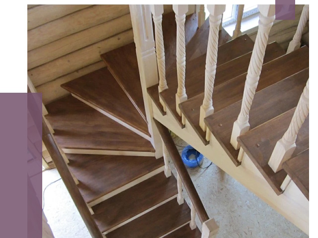 Реставрация деревянных лестниц в Тюмени от 4287 руб.