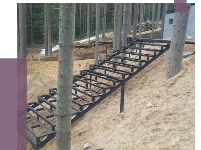 Монтаж металлических лестниц в Тюмени от 13524 руб. 