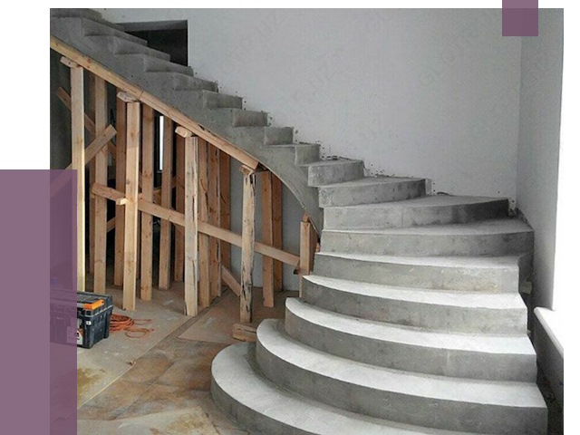 Изготовление бетонных лестниц под ключ в Тюмени от 19904 руб. | ПРОЛЁТ-Тюм