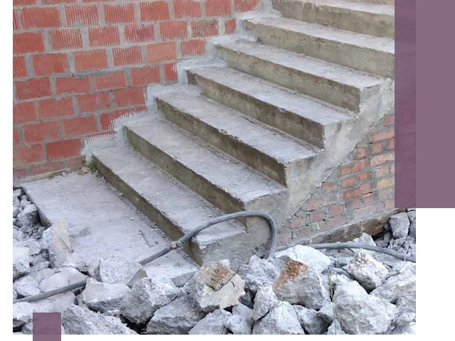 Демонтаж бетонных лестниц в Тюмени: быстро и безопасно