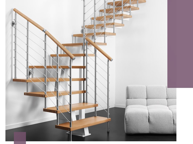 Модульные лестницы под ключ в Тюмени — монтаж и изготовление