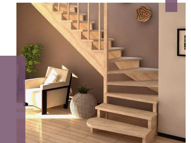 Изготовление Г-образных лестниц в Тюмени от 18883 руб. 