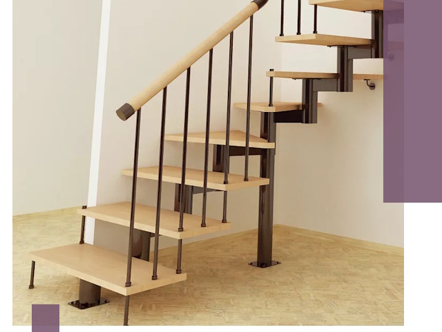 Монтаж лестниц на больцах в Тюмени — быстро и надежно