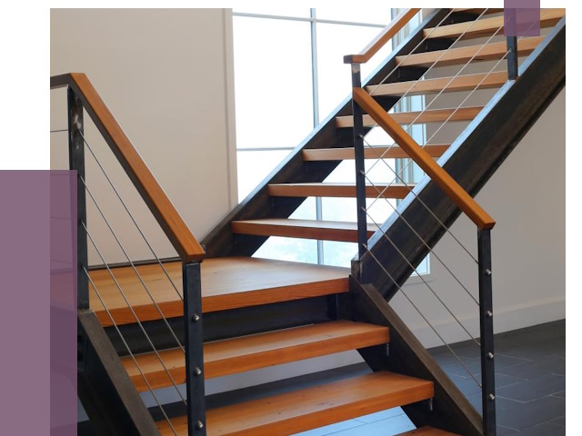 Изготовление лестниц на металлокаркасе в Тюмени от 18883 руб. | ПРОЛЁТ-Тюм