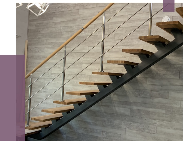 Изготовление лестниц на монокосоуре в Тюмени от 76042 руб. 