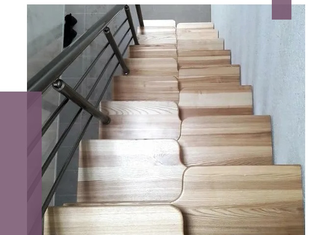 Лестницы гусиный шаг в Тюмени от 13014 руб. под ключ | ПРОЛЁТ-Тюм