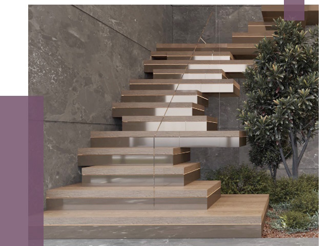 Современные лестницы в Тюмени от 13779 руб. | ПРОЛЁТ-Тюм