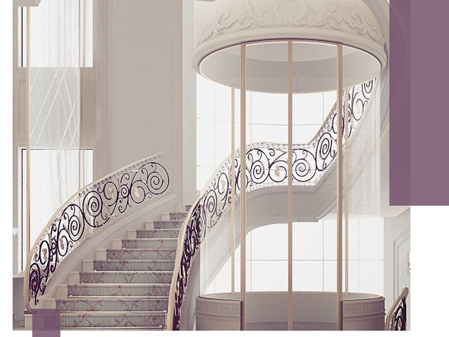 Элитные лестницы на заказ высокого класса в Тюмени