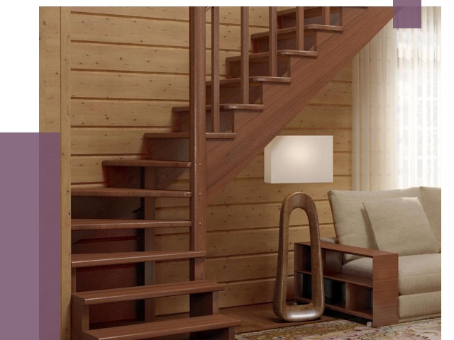 Лестницы эконом класса в Тюмени от 18219 руб. бюджетные решения