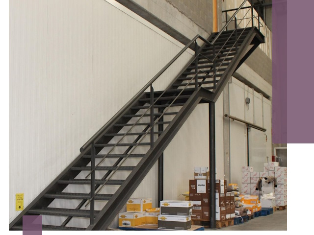 Лестницы для производства в Тюмени — изготовление и монтаж