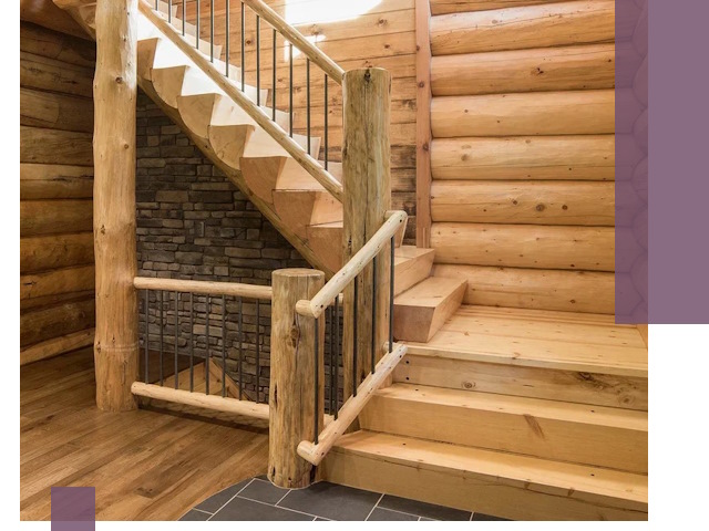 Лестницы в баню под заказ и профессиональный монтаж в Тюмени