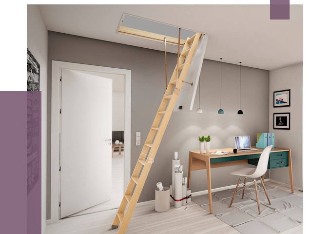 Чердачные лестницы в Тюмени — от 14545 руб. | ПРОЛЁТ-Тюм