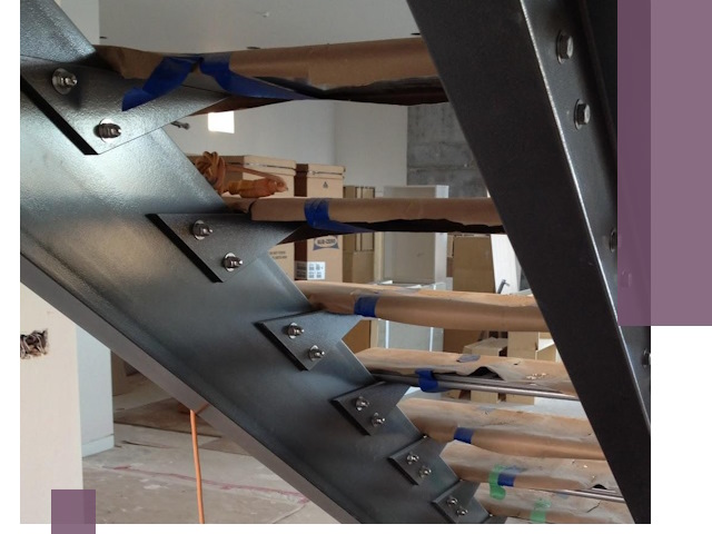 Усиление лестничных конструкций и усиление опор в Тюмени