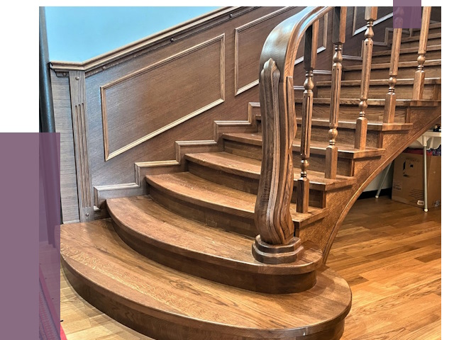 Дубовые лестницы под ключ в Тюмени от 176071 руб. — ПРОЛЁТ-Тюм