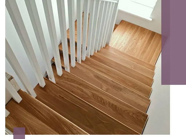 Лестницы из бука в Тюмени: изготовление, монтаж и демонтаж