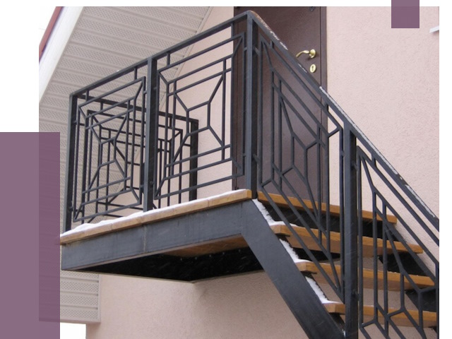 Металлические перила в Тюмени от 4287 руб.  | ПРОЛЁТ-Тюм