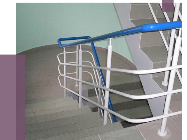 Перила в подъезде в Тюмени — установка и замена от 7400 руб. | ПРОЛЁТ-Тюм