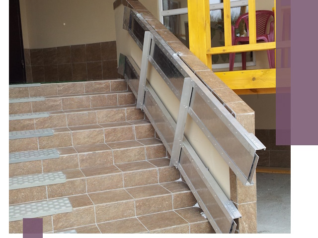 Откидные пандусы под ключ в Тюмени — монтаж и демонтаж