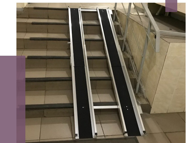 Установка пандуса в подъезд в Тюмени от 7961 руб. под ключ | ПРОЛЁТ-Тюм