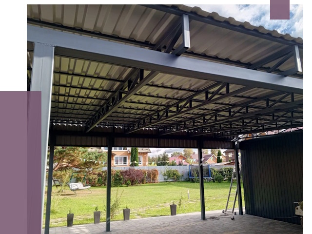 Монтаж навесов в Тюмени от 7349 руб. — установка навеса | ПРОЛЁТ-Тюм