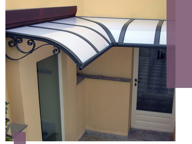 Монтаж козырьков любой сложности в Тюмени под ключ