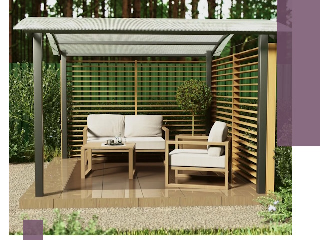 Навесы для дачи в Тюмени: изготовление, монтаж и демонтаж