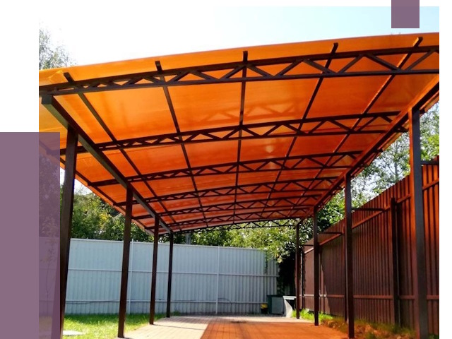 Односкатные навесы под ключ в Тюмени от 13116 руб. 