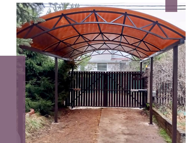 Арочные навесы в Тюмени от 12708 руб. — изготовление и монтаж | ПРОЛЁТ-Тюм