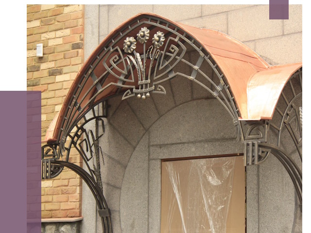 Арочные козырьки в Тюмени от 14545 руб. 