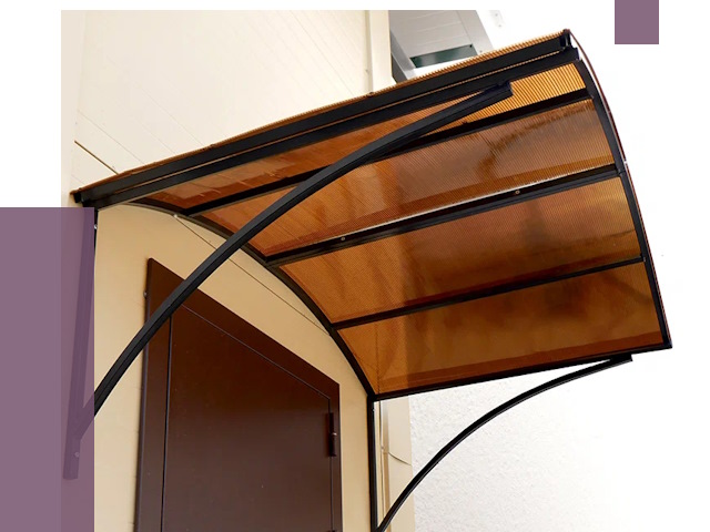 Недорогие козырьки в Тюмени от 7574 руб.  | ПРОЛЁТ-Тюм