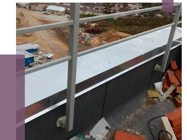 Монтаж парапетов в Тюмени от 4287 руб.  | ПРОЛЁТ-Тюм