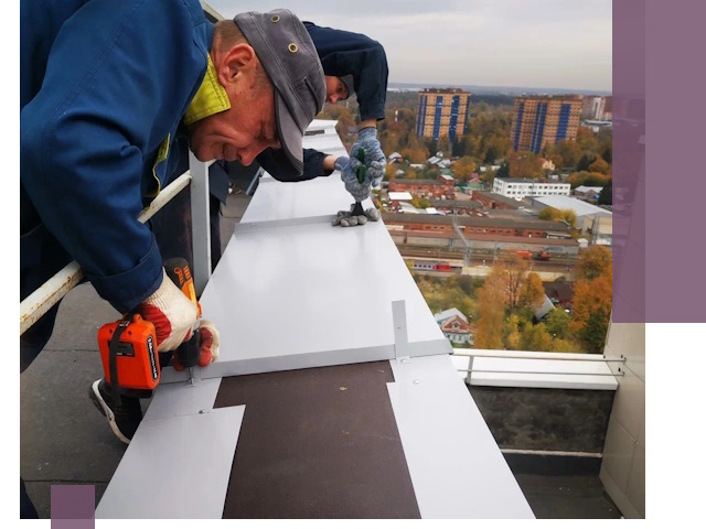 Монтаж парапетов в Тюмени — установка прочных металлических ограждений