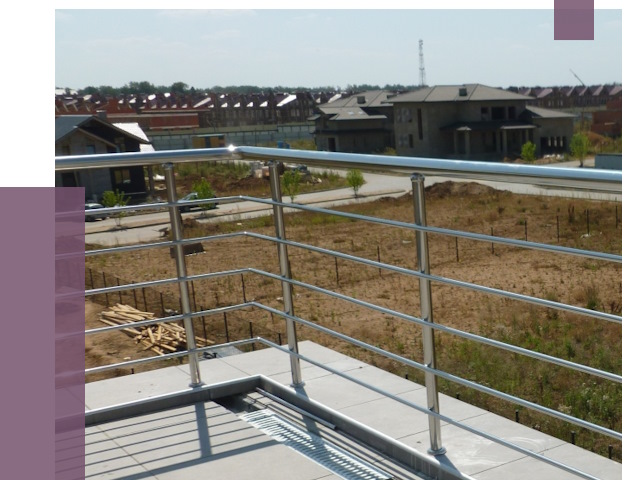 Парапеты из нержавеющей стали в Тюмени от 7961 руб. за м² | ПРОЛЁТ-Тюм