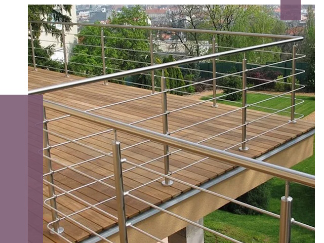 Алюминиевые парапеты в Тюмени под ключ от 7757 руб. 