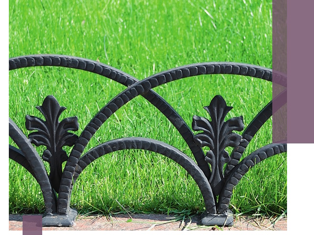 Декоративные металлические бордюры под ключ в Тюмени