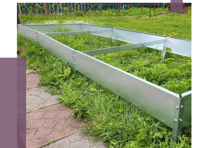 Металлические бордюры для грядок в Тюмени от 1786 руб.