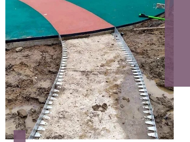 Металлические бордюры для дорожек в Тюмени — монтаж и изготовление