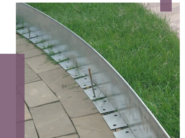 Металлические бордюры для тротуаров в Тюмени от 8676 руб.