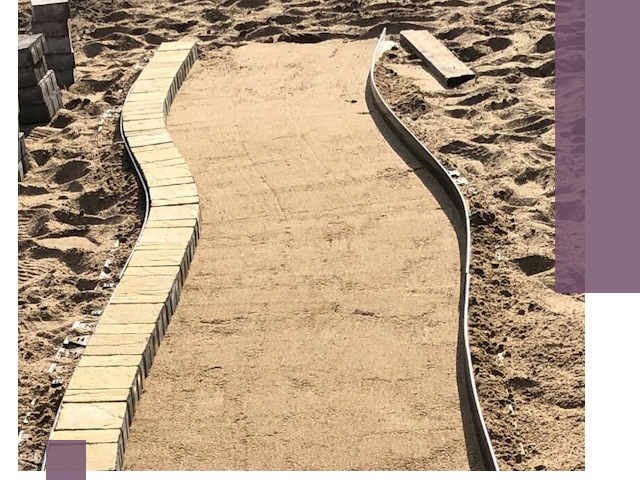 Металлические бордюры для тротуаров в Тюмени — прочные и долговечные