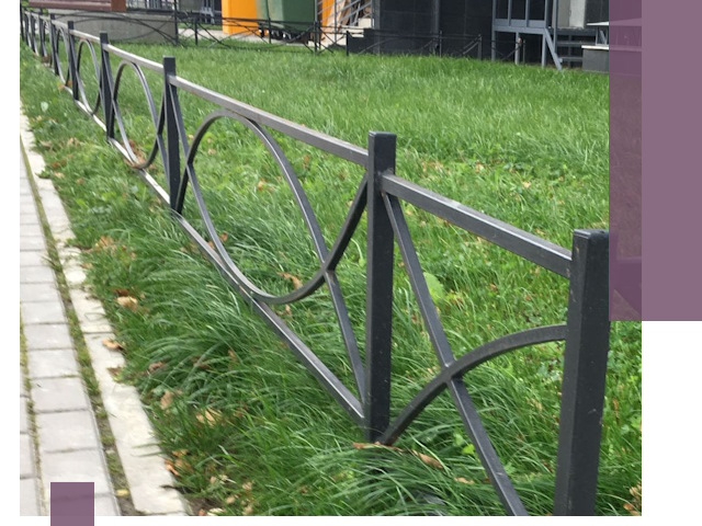 Газонные ограждения из металла в Тюмени — монтаж и продажа