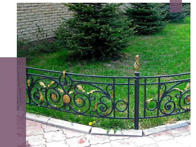 Кованые газонные ограждения в Тюмени от 7604 руб. — ПРОЛЁТ-Тюм