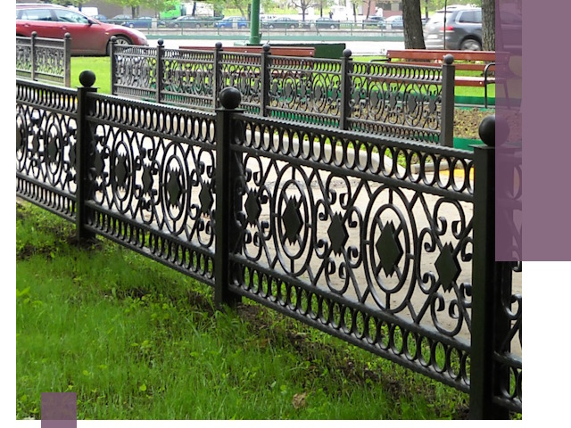 Секционные газонные ограждения под ключ в Тюмени