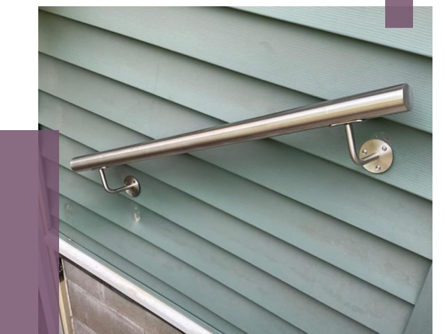 Поручни из нержавеющей стали в Тюмени от 7655 руб.  | ПРОЛЁТ-Тюм